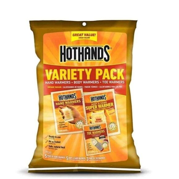 2 HotHands 13pk Hand Body Toe Warmer Variety Pack - Picture 1 of 2
